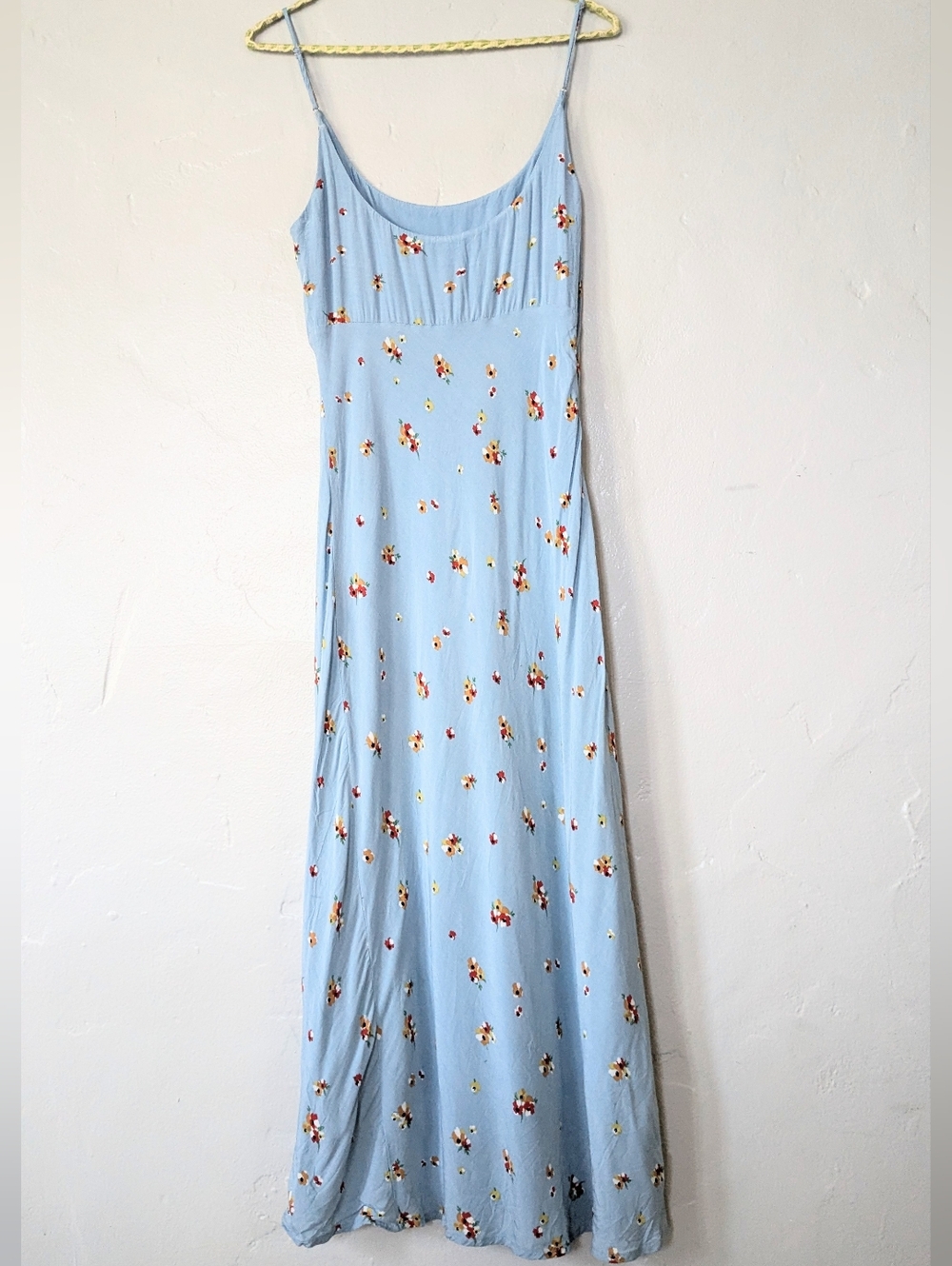 ASTR the Label Blue Floral Midi Maxi Dress Size Medium - Picture 4 of 5